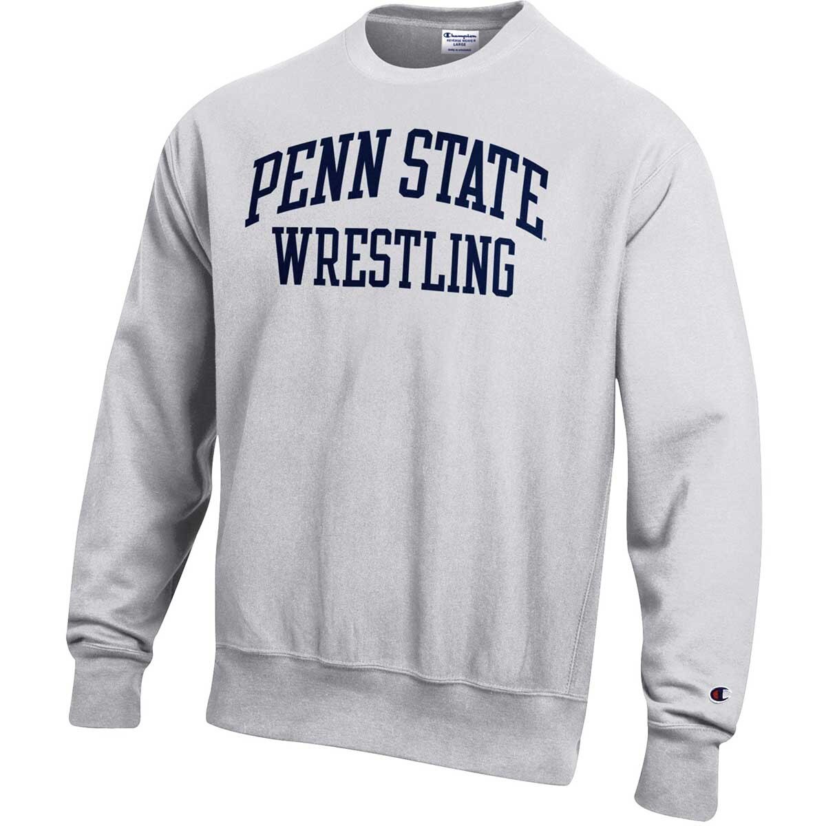 Oxford crew neck sweatshirt with Penn State Wrestling